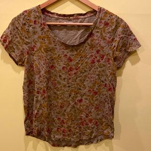 Cotton floral tee